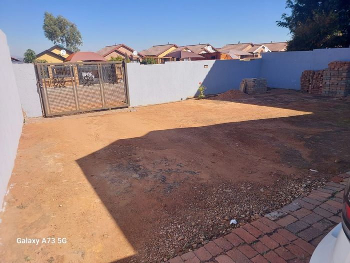 2-Bedroom House for Sale in Soshanguve East with spacious yard and secure area.