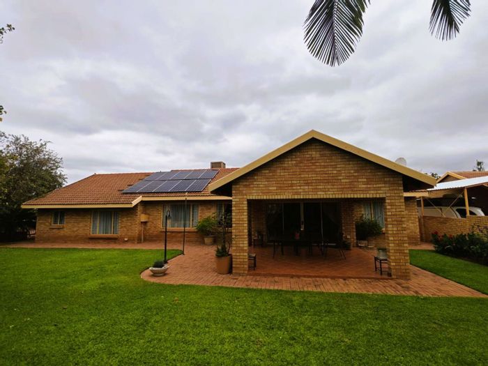 Spacious house for sale in Bela Bela Central with security, office, and solar panels.