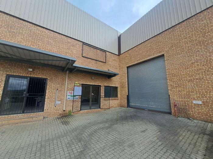 Industrial Warehouse To Rent in Riverside Industrial Park with office and storage loft.