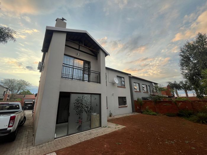 3-Bedroom Townhouse To Rent in Equestria with garden, garage, and estate security.