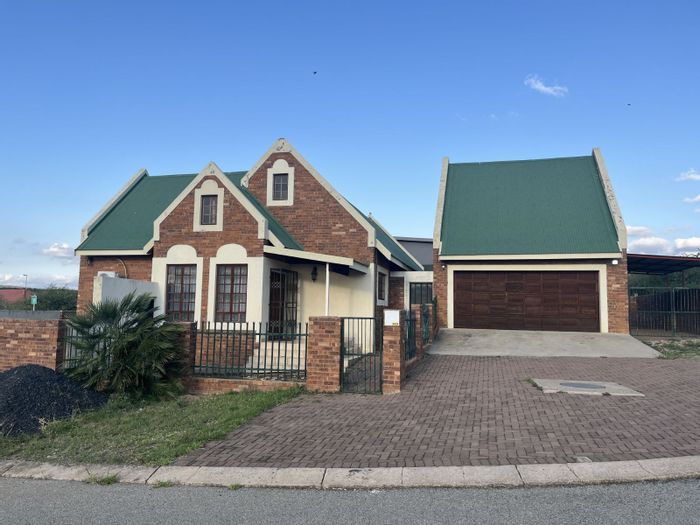 3-Bedroom House For Sale in Burgersfort Central with braai area and secure estate.