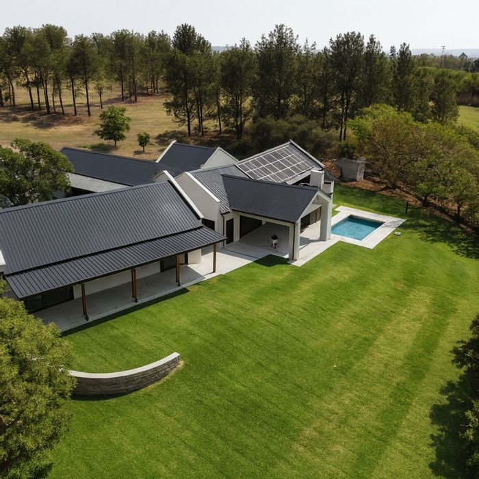 For Sale: House in Knopjeslaagte AH with 5 beds, stabling, and expansive grounds.