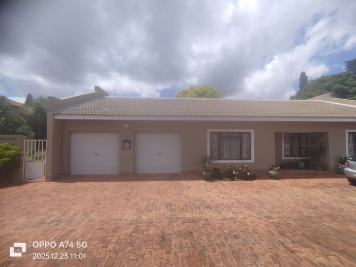 3-Bedroom Townhouse For Sale in Irene Park with Garden and Double Garage.