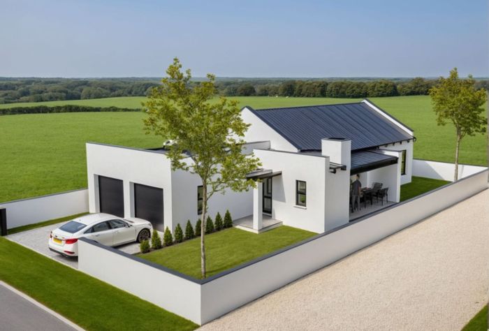 Grabouw Central House For Sale: 2-3 bedrooms, solar panels, pet-friendly, secure living.