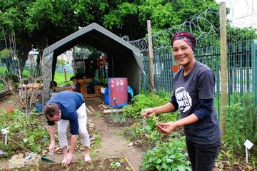 Swindon staff get their hands dirty for a good cause - Mandela Day