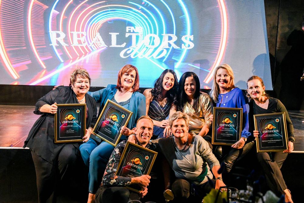 The Rightmove properties Windhoek team at the FNB Namibia award ceremony!