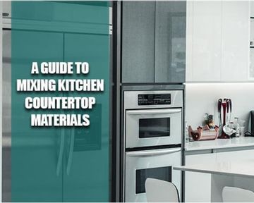 A guide to mixing kitchen countertop materials