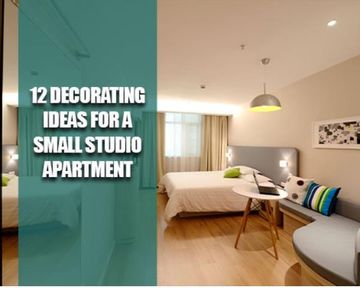 12 Decorating ideas for a small studio apartment
