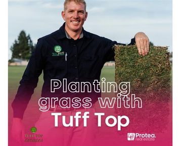 PLANTING GRASS WITH TUFF TOP