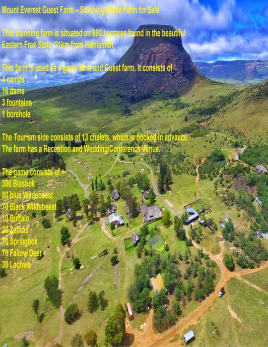 Property #1297990, Game Farm Lodge auction in Harrismith